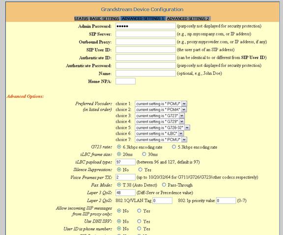 Ht286 Account Settings