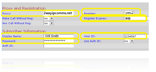 Proxy and Registration (IPcomms.net